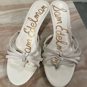 Sam Edelman White Leather Jedda Sandal